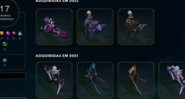 Lol 60 skins, prata, level 160