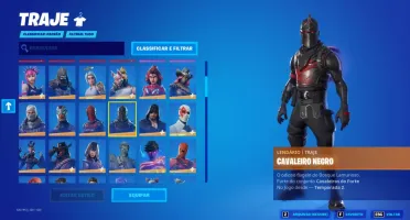 Conta Rara Fortnite c/ Galaxy, Ikonic, Season 2 e etc