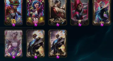 Conta Plat III, +25PDL por vit. 351 Skins