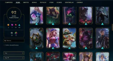 Platina 3 com 95 Champs e 92 Skins ( MAIN SUP )