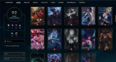 Platina 3 com 95 Champs e 92 Skins ( MAIN SUP )