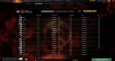 Conta Imortal Dota 2