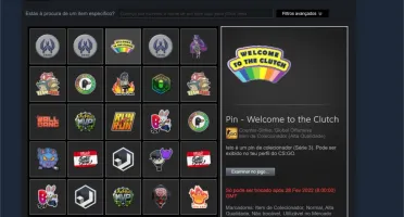 Conta csgo com prime e broches