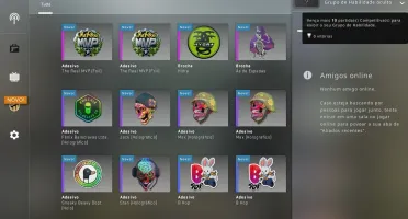Conta csgo com prime e broches