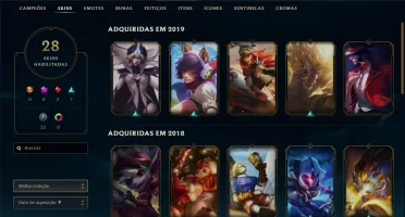 Conta de League of legends BR