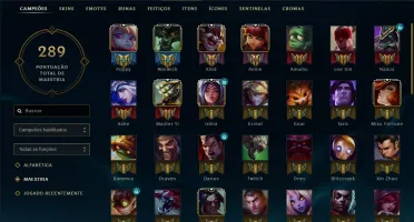 Conta de League of legends BR