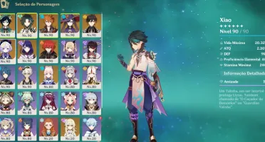 Venti C3, Mona C2, Diluc C1, Raiden C1, Xiao e Muito Mais