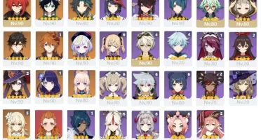 Venti C3, Mona C2, Diluc C1, Raiden C1, Xiao e Muito Mais