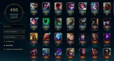 Conta League of Legends ex diamante
