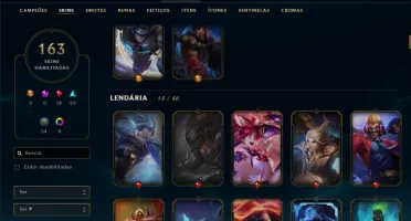 Conta League of Legends ex diamante