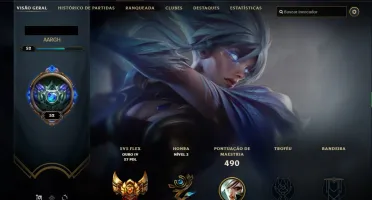 Conta League of Legends ex diamante