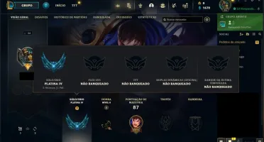 Conta lol platina smurf