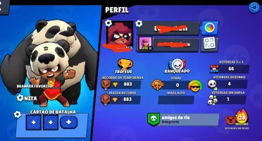 Conta Clash Of Clans CV10 + Conta Brawl Star