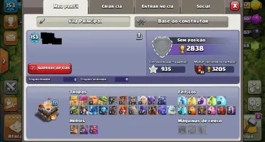 Conta Clash Of Clans Cv 11 full barato