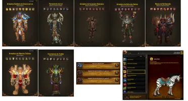 CM MoP, Wod e LEgion Mage Tower - All classes + mounts
