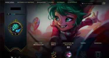 Conta Unranked 51 Skins (3995 Essências Laranja)