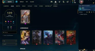 conta diamante 4 lol