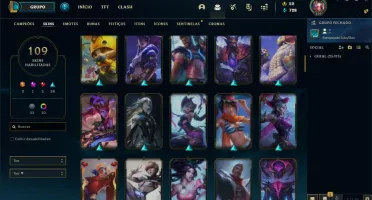 conta diamante 4 lol