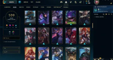 conta diamante 4 lol