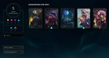 Conta LOL (DIAMANTE 1/MESTRE)