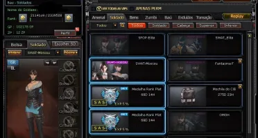 CONTA DE CROSS FIRE MAJOR,2 VIPS + MNS