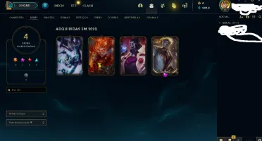 Conta League of Legends Brand Galante Edição Prestígio