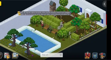 Habbo, email próprio. Vários mobis e emblemas