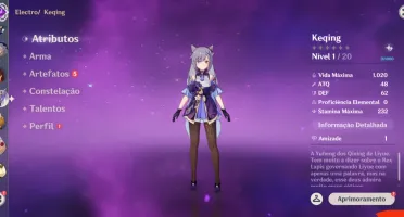 Conta Genshin Impact Ayaka + 2Bis + Shenhe + Bis + Kokomi +
