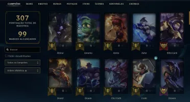 Conta Lol Rara, Skin Vitoriosa Antiga