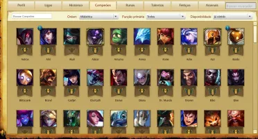 CONTA LOL 114HEROES/36SKINS/2PAG RUNA/34ICONES/