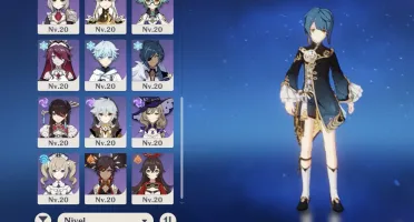 Ar35. Kazuha, klee, ayaka, xiao, yelan e mais