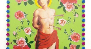 Quadrinho de Azulejo "São Sebastião"