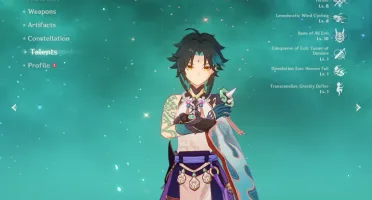 Genshin Impact Hu Tao+Yelan+Ayaka+Raiden+Xiao+34Wishes