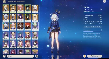 Conta Genshin+Honkai star