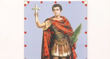 Quadrinho Azulejo Santo Expedito