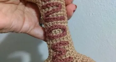 Osso em crochê - Amigurumi
