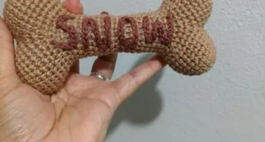 Osso em crochê - Amigurumi
