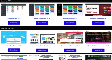 Área de membros com +60 Scripts Premium