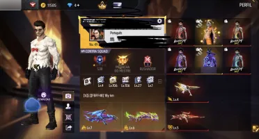 Conta Free Fire Prime 7 Muito Rara e gemada