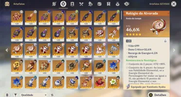 15 PERSONAGENS 5 ESTRELAS + CONSTELAÇÕES + ARMAS 5 ESTRELAS