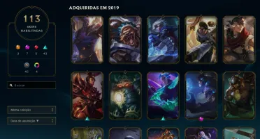 Conta League of Legends Com 7 Skins Míticas/Prestígio!