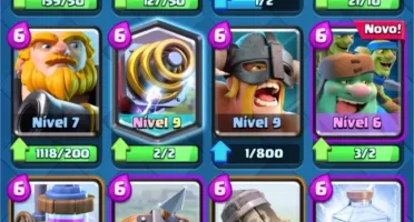 CLASH ROYALE- Conta nível 10, MTS cartas LENDARIAS, ARENA 12
