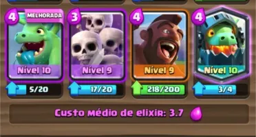 CLASH ROYALE- Conta nível 10, MTS cartas LENDARIAS, ARENA 12