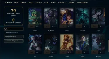 Esmeralda 1 com 55 Champs e 6 Skins