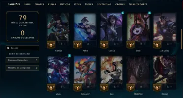 Esmeralda 1 com 55 Champs e 6 Skins