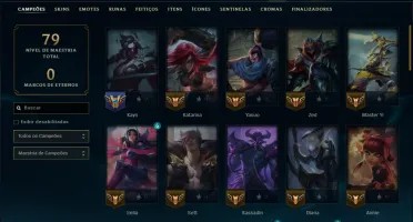 Esmeralda 1 com 55 Champs e 6 Skins