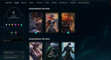 Esmeralda 1 com 55 Champs e 6 Skins