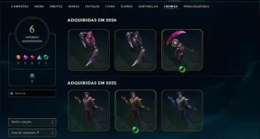 Esmeralda 1 com 55 Champs e 6 Skins