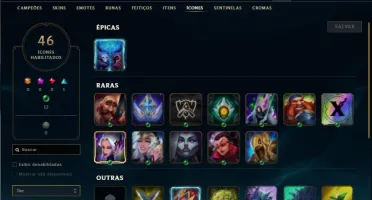 Conta Diamante 4 com 40 Champs e 8 Skins + 4 Fragmentos