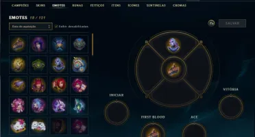 Conta Diamante 4 com 40 Champs e 8 Skins + 4 Fragmentos